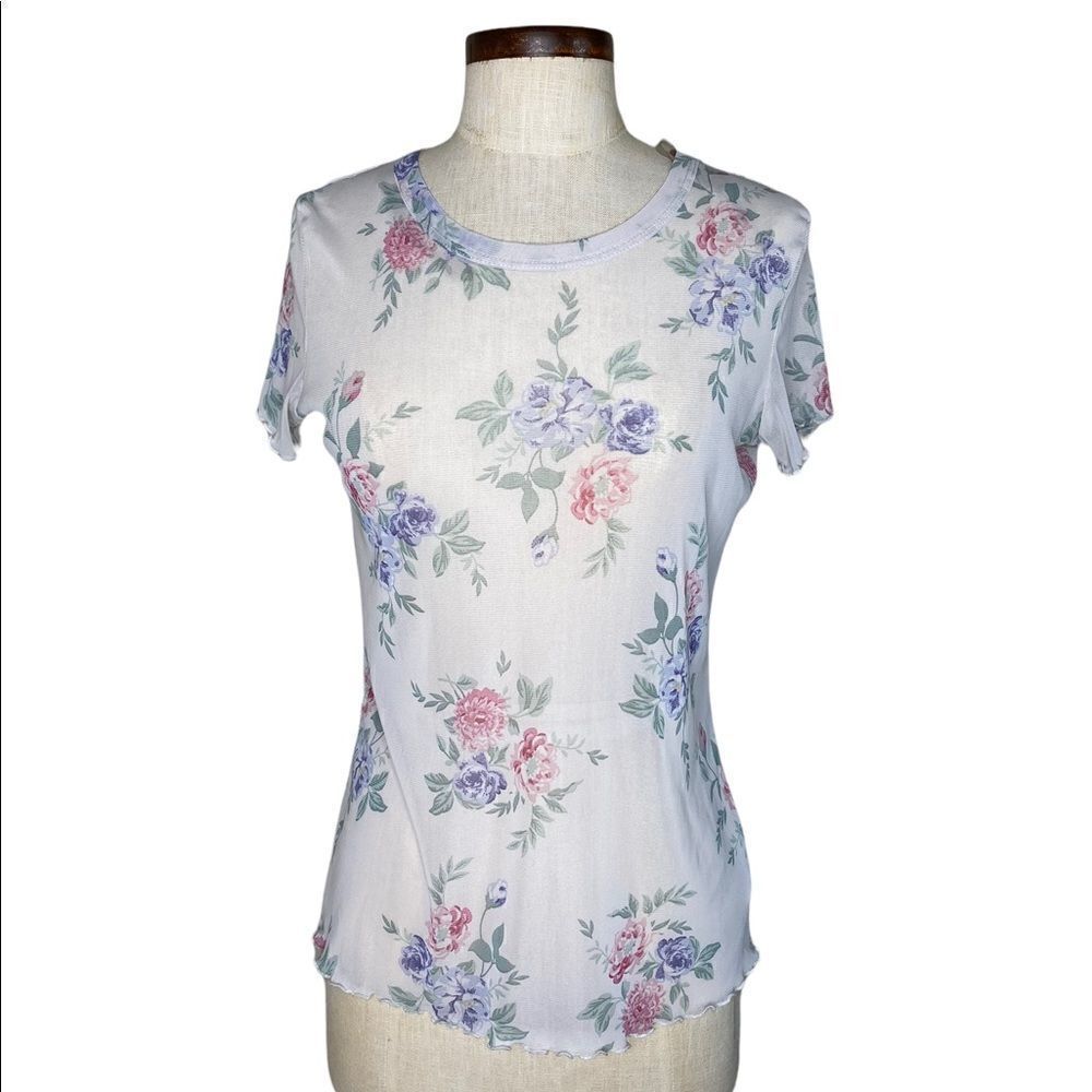 Bongo Sheer floral top 